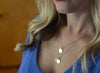 Silver Double Strand Initial Necklace