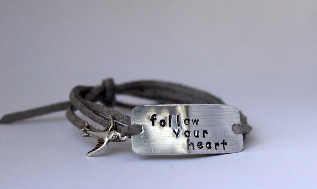 Follow Your Heart Wrap Bracelet