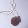 Teaching Is A Work Of Heart, Personalized Teacher Necklace