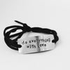 Do Everything With Love Wrap Bracelet
