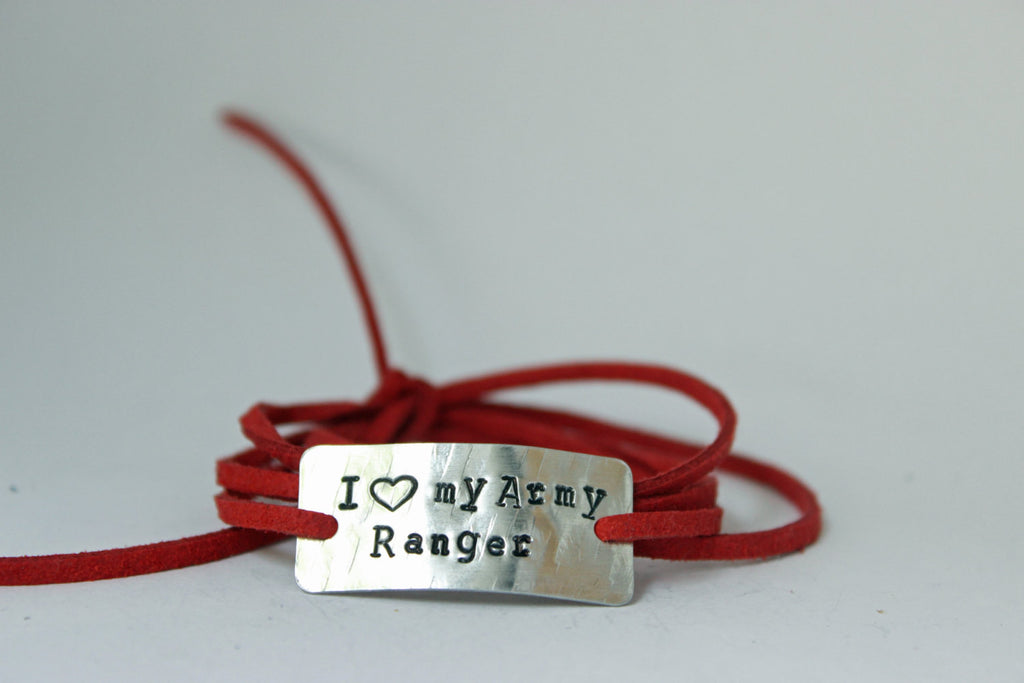 I Love My Army Ranger Wrap Bracelet