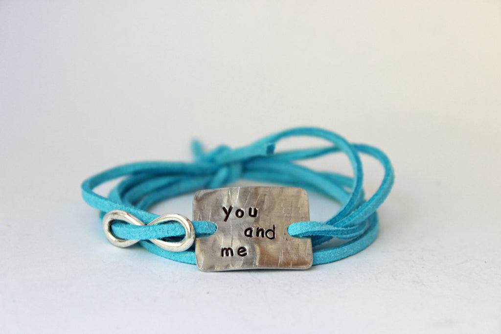 You and Me Wrap Bracelet with Charm